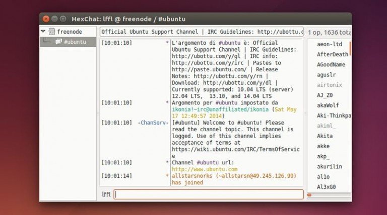 Hexchat linux что это