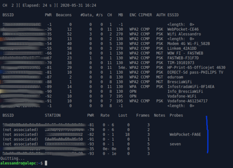 Airodump ng kali linux не видит wifi