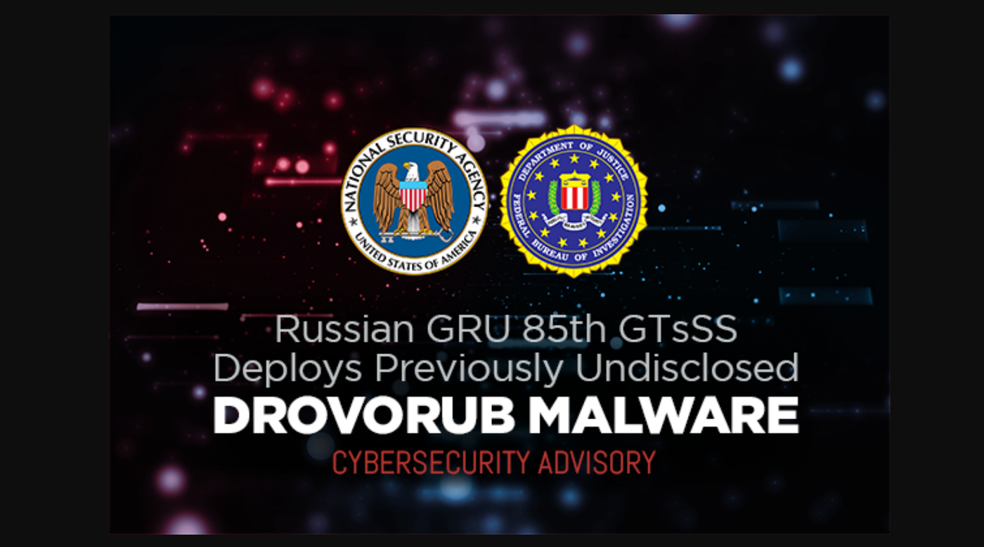 drovorub fbi nsa mcafee malware rootkit