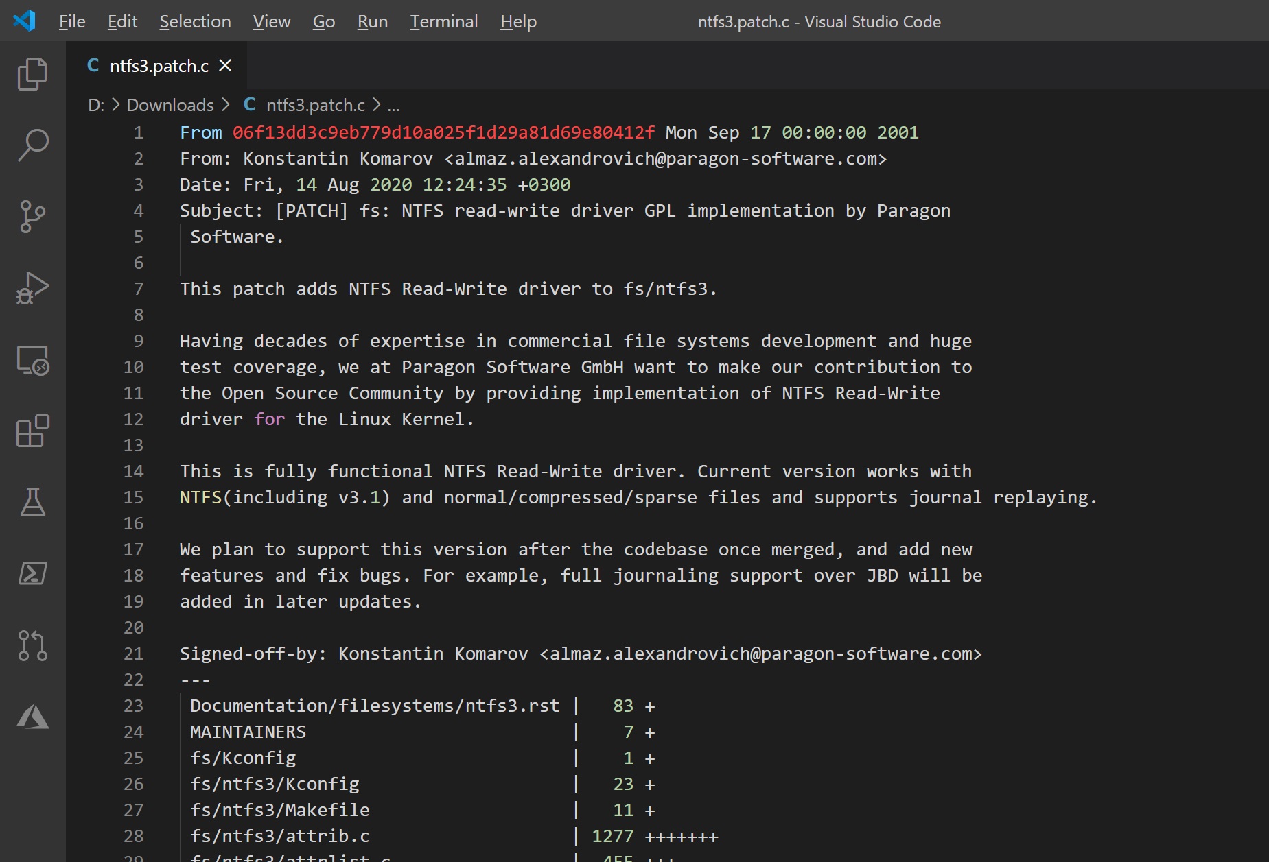 paragon ntfs linux